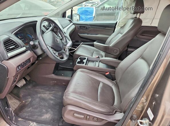 5FNRL6H70KB099247 2019 HONDA ODYSSEY Gray Vista interior delantera