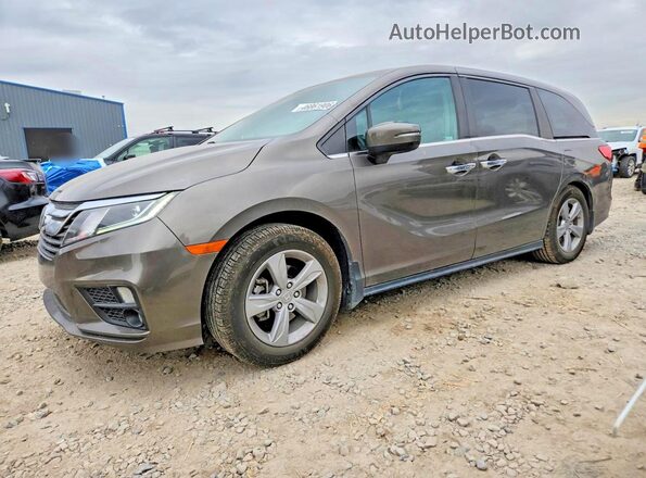 5FNRL6H70KB099247 2019 HONDA ODYSSEY Gray Vista tres cuartos delantera izquierda