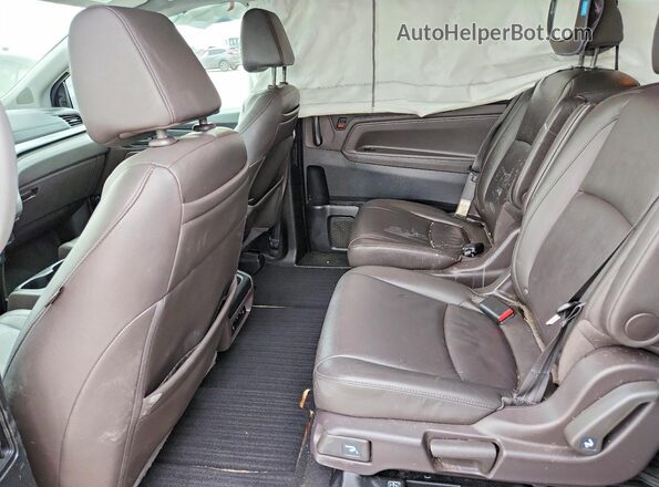 5FNRL6H70KB099247 2019 HONDA ODYSSEY Gray Vista de los asientos traseros