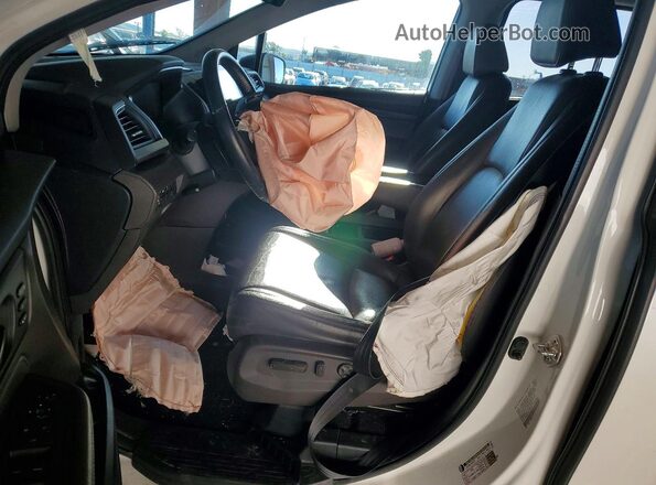 5FNRL6H70LB005854 2020 HONDA ODYSSEY Белый Вид салона спереди