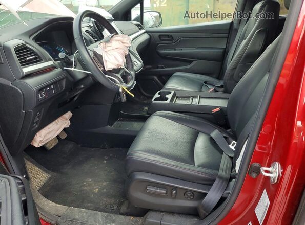 5FNRL6H70RB013087 2024 HONDA ODYSSEY Темно-бордовый Вид салона спереди