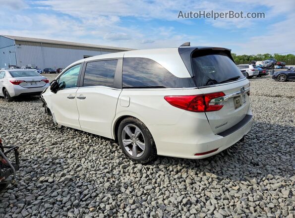 5FNRL6H71JB014415 2018 HONDA ODYSSEY White Trasero izquierdo