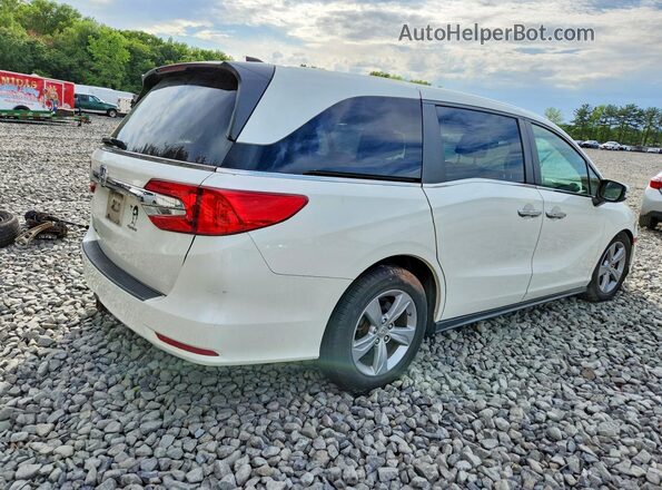 5FNRL6H71JB014415 2018 HONDA ODYSSEY White Trasero derecho