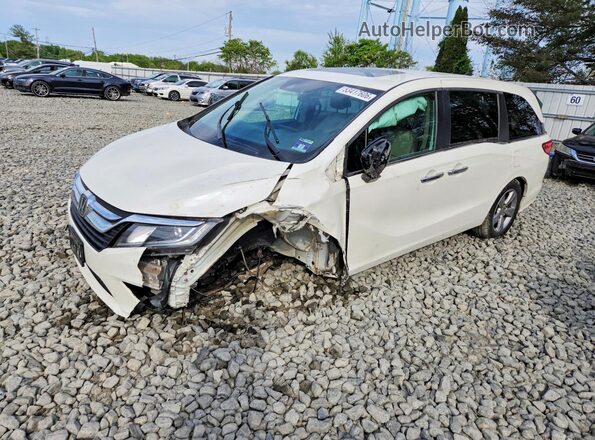 5FNRL6H71JB014415 2018 HONDA ODYSSEY White Vista tres cuartos delantera izquierda