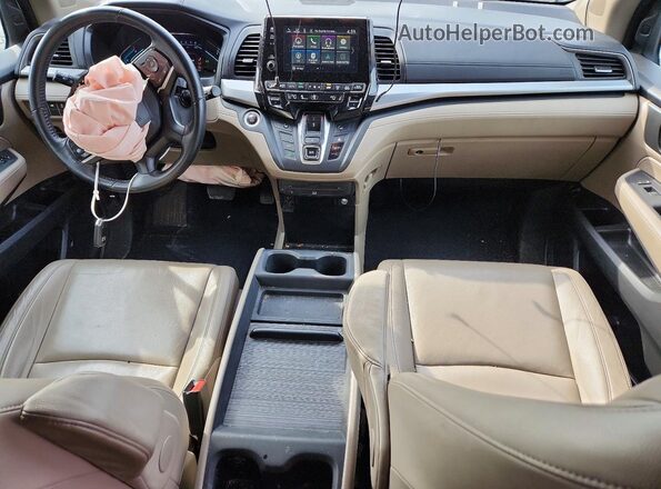 5FNRL6H71JB014415 2018 HONDA ODYSSEY White Vista del salpicadero