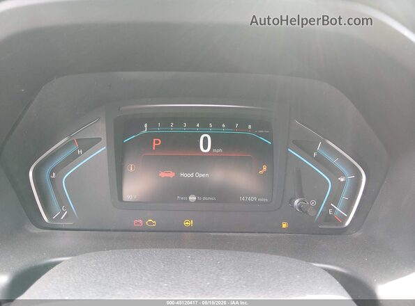 5FNRL6H71JB020148 2018 HONDA ODYSSEY Light Blue უკანა სავარძლების ხედი