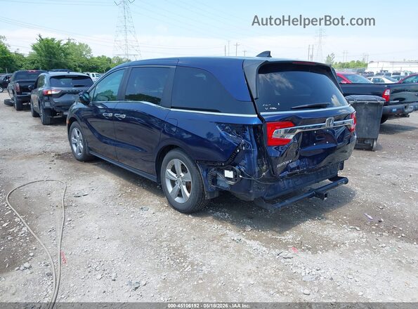 5FNRL6H71JB050847 2018 HONDA ODYSSEY Dark Blue Tył lewy