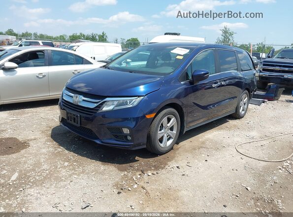 5FNRL6H71JB050847 2018 HONDA ODYSSEY Dark Blue Przód lewy