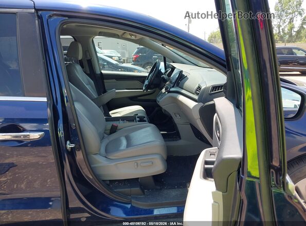 5FNRL6H71JB050847 2018 HONDA ODYSSEY Dark Blue Widok wnętrza z przodu