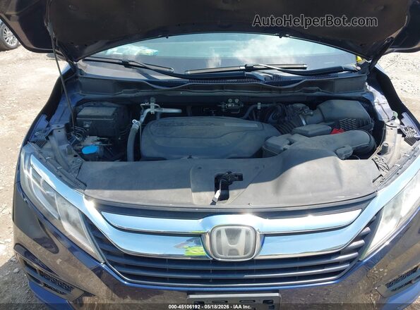 5FNRL6H71JB050847 2018 HONDA ODYSSEY Dark Blue Widok z tyłu