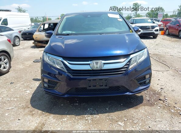 5FNRL6H71JB050847 2018 HONDA ODYSSEY Dark Blue Widok zestawu wskaźników