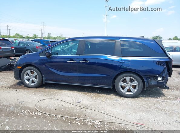 5FNRL6H71JB050847 2018 HONDA ODYSSEY Dark Blue Widok wnętrza 360 stopni