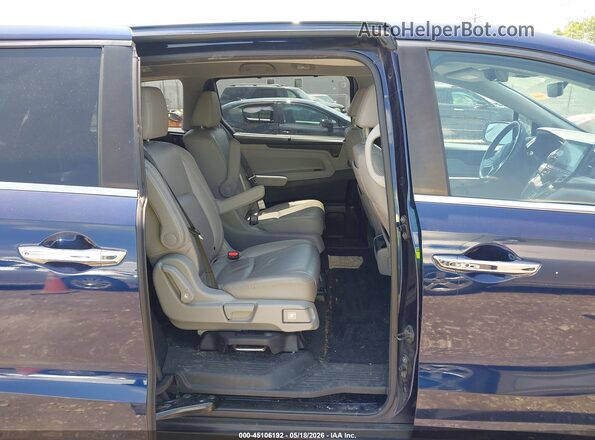 5FNRL6H71JB050847 2018 HONDA ODYSSEY Dark Blue Widok naklejki z numerem VIN