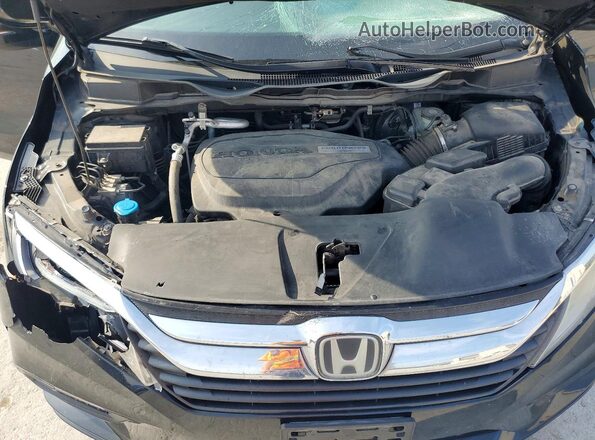 5FNRL6H71JB064750 2018 HONDA ODYSSEY Black Widok komory silnika