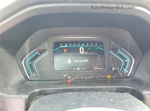 5FNRL6H71JB064750 2018 HONDA ODYSSEY Black Widok zestawu wskaźników