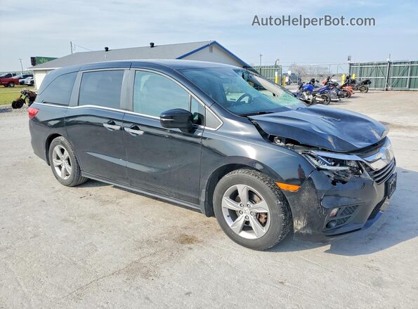 5FNRL6H71JB064750 2018 HONDA ODYSSEY Black Przód prawy