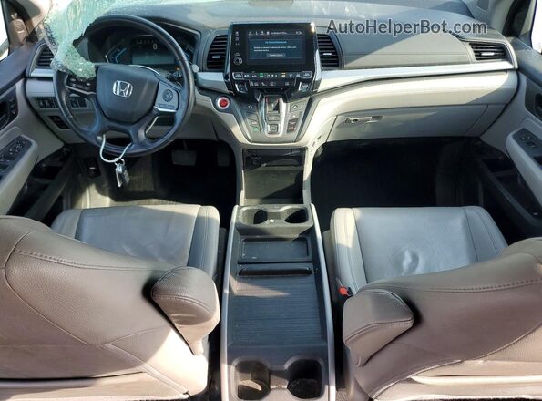 5FNRL6H71JB064750 2018 HONDA ODYSSEY Black Widok deski rozdzielczej