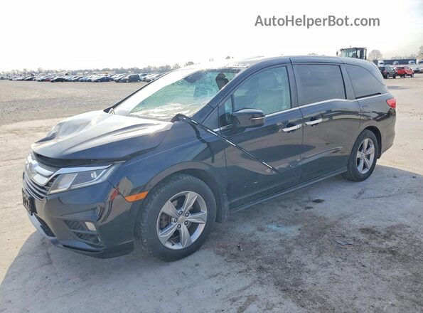 5FNRL6H71JB064750 2018 HONDA ODYSSEY Black Przód lewy