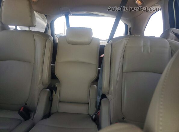 5FNRL6H71JB089664 2018 HONDA ODYSSEY White უკანა სავარძლების ხედი