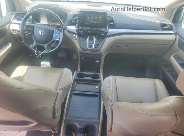5FNRL6H71JB089664 2018 HONDA ODYSSEY White წინა პანელის ხედი