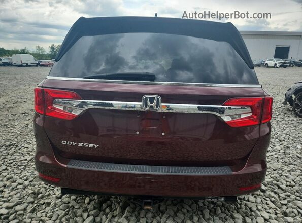 5FNRL6H72JB068743 2018 HONDA ODYSSEY Maroon Вид ззаду