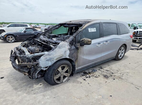 5FNRL6H72KB018250 2019 HONDA ODYSSEY Gray Przód lewy