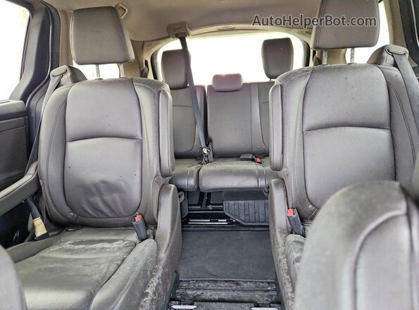 5FNRL6H72KB018250 2019 HONDA ODYSSEY Gray Widok tylnych siedzeń