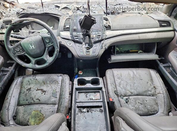 5FNRL6H72KB018250 2019 HONDA ODYSSEY Gray Widok deski rozdzielczej