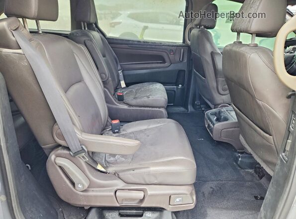 5FNRL6H72KB018250 2019 HONDA ODYSSEY Gray Widok wnętrza z tyłu