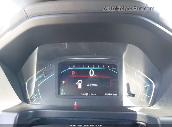5FNRL6H72KB035422 2019 HONDA ODYSSEY Gray Vista de los asientos traseros