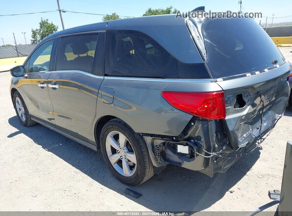 5FNRL6H72KB035422 2019 HONDA ODYSSEY Gray Trasero izquierdo