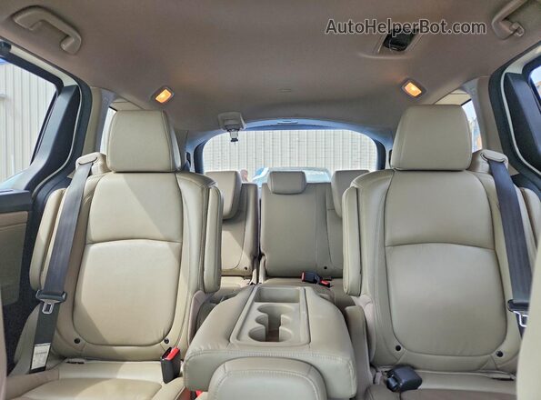 5FNRL6H72LB046535 2020 HONDA ODYSSEY Белый Вид задних сидений
