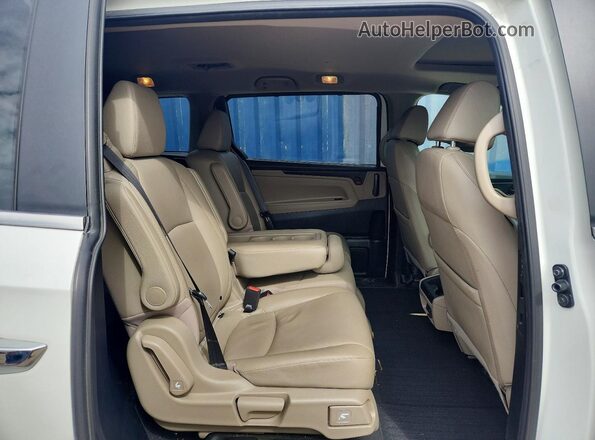 5FNRL6H72LB046535 2020 HONDA ODYSSEY Белый Вид задней части салона