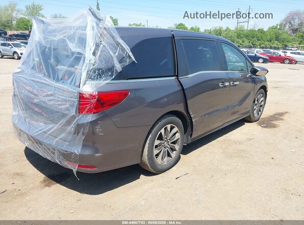 5FNRL6H72NB059983 2022 HONDA ODYSSEY Gray უკანა მარჯვენა