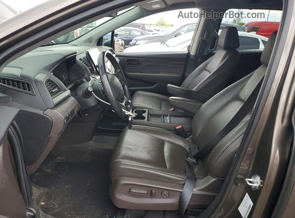 5FNRL6H73NB011828 2022 HONDA ODYSSEY Gray Вид салону спереду