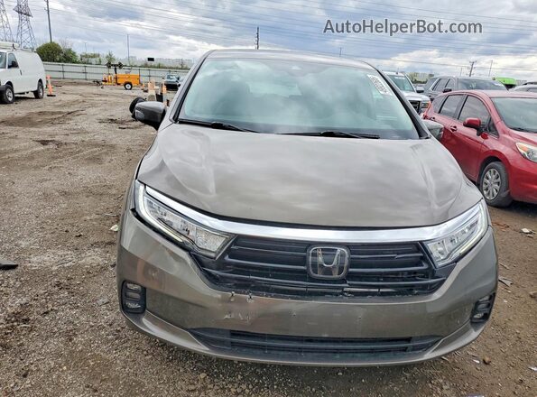 5FNRL6H73NB011828 2022 HONDA ODYSSEY Gray Вид спереду