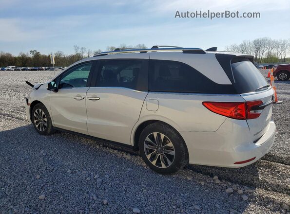 5FNRL6H73NB063153 2022 HONDA ODYSSEY White Trasero izquierdo