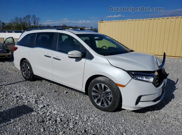 5FNRL6H73NB063153 2022 HONDA ODYSSEY White Delantero derecho