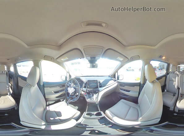 5FNRL6H73NB063153 2022 HONDA ODYSSEY White Vista interior de 360 grados