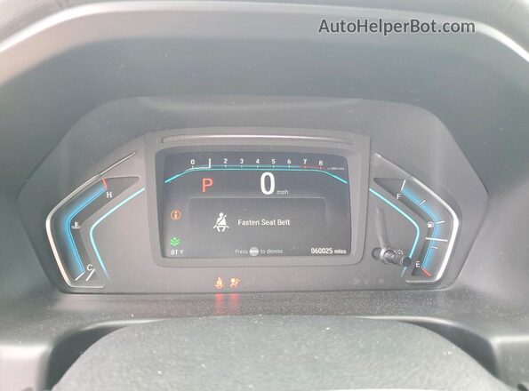 5FNRL6H74LB053339 2020 HONDA ODYSSEY Silver Вид щитка приладів