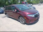 2021 Honda Odyssey Ex-l Maroon vin: 5FNRL6H74MB008810