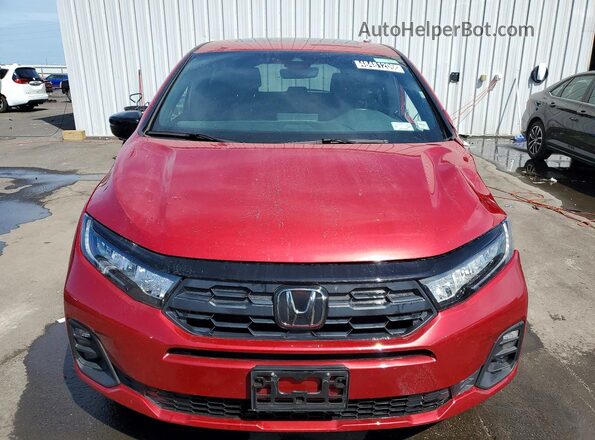 5FNRL6H74SB055932 2025 HONDA ODYSSEY Красный Вид спереди