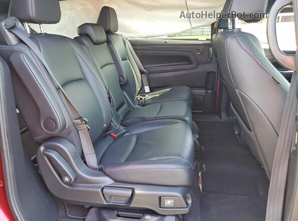 5FNRL6H74SB055932 2025 HONDA ODYSSEY Красный Вид задней части салона