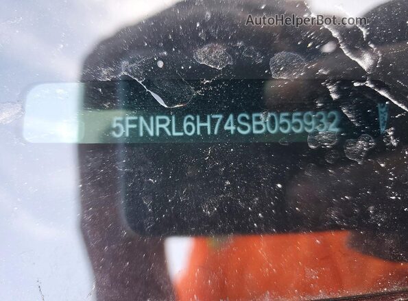 5FNRL6H74SB055932 2025 HONDA ODYSSEY Красный Панорамный вид салона 360°