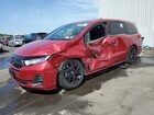 2025 Honda Odyssey Sport-l Красный vin: 5FNRL6H74SB055932 Damage: Hood, Dent(S) W/ Paint Dmg, > 12 Inches
