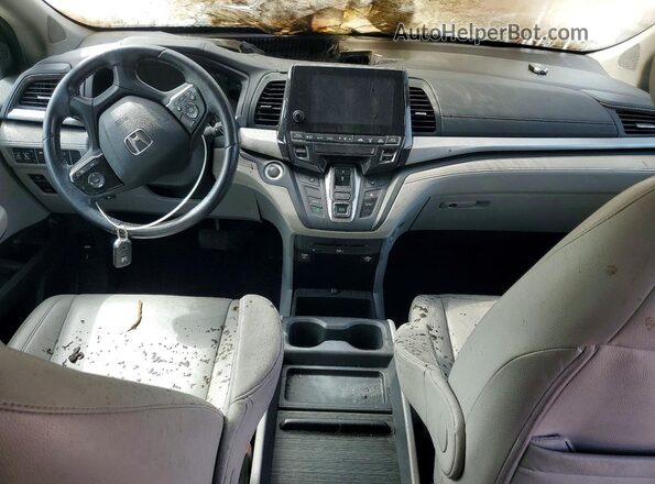 5FNRL6H75JB006415 2018 HONDA ODYSSEY Black Widok deski rozdzielczej