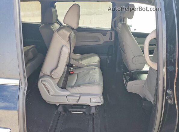 5FNRL6H75JB006415 2018 HONDA ODYSSEY Black Widok tylnych siedzeń