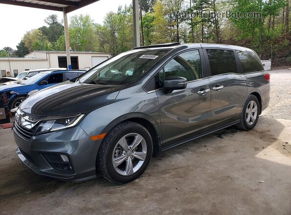 5FNRL6H75JB018368 2018 HONDA ODYSSEY Серый Передняя левая четверть
