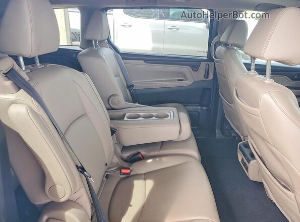 5FNRL6H75JB018368 2018 HONDA ODYSSEY Серый Вид задней части салона