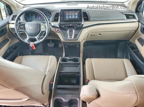 5FNRL6H75JB018368 2018 HONDA ODYSSEY Серый Вид панели приборов